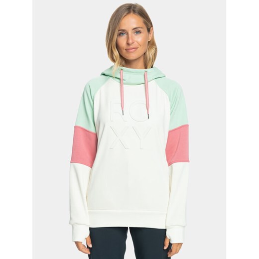 Roxy Bluza Liberty Hoodie Otlr ERJFT04711 Écru Regular Fit ze sklepu MODIVO w kategorii Bluzy damskie - zdjęcie 182706572
