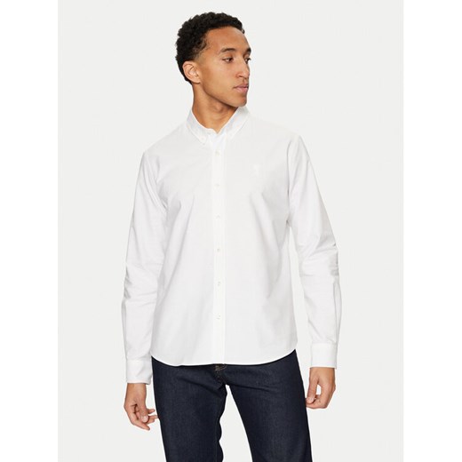 AMI PARIS Koszula USH060.CO0031 Biały Regular Fit ze sklepu MODIVO w kategorii Koszule męskie - zdjęcie 182706583