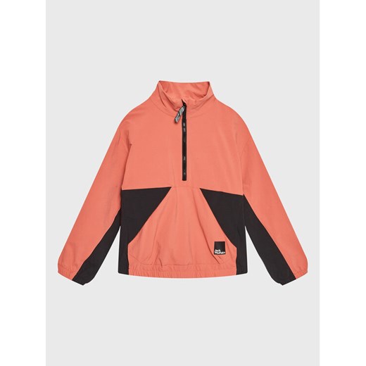Jack Wolfskin Kurtka softshell Teen 1609811 Koralowy Regular Fit ze sklepu MODIVO w kategorii Kurtki dziewczęce - zdjęcie 182706591