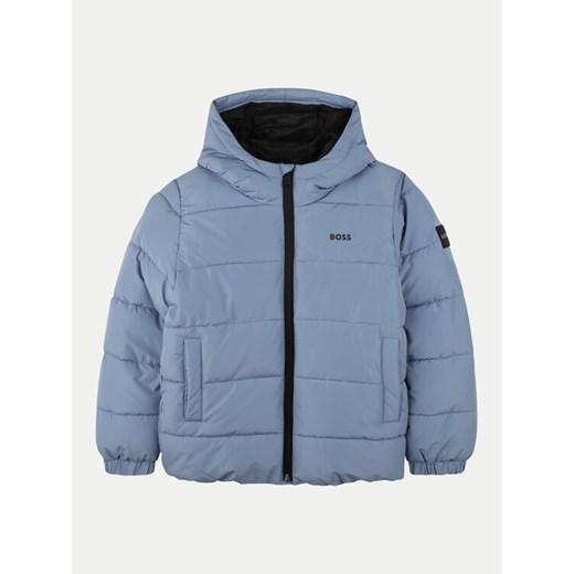 BOSS Kurtka zimowa J51237 D Niebieski Regular Fit ze sklepu MODIVO w kategorii Kurtki chłopięce - zdjęcie 182706672
