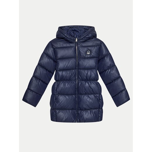 United Colors Of Benetton Kurtka zimowa 2NQRCN050 Granatowy Slim Fit ze sklepu MODIVO w kategorii Kurtki chłopięce - zdjęcie 182706741