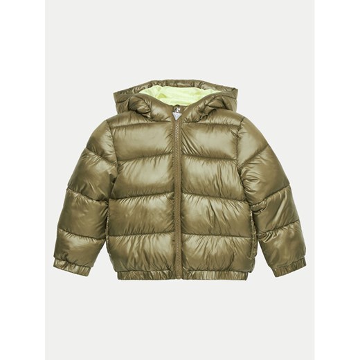 Guess Kurtka puchowa N4BL01 WEGY0 Zielony Relaxed Fit ze sklepu MODIVO w kategorii Kurtki chłopięce - zdjęcie 182706764
