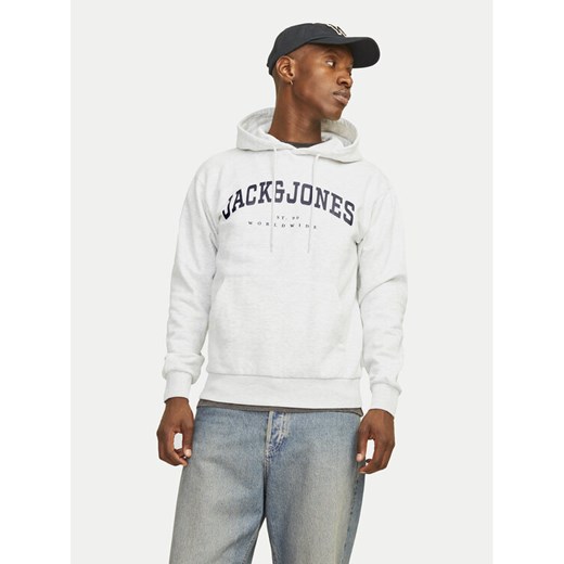 Jack&Jones Bluza 12256521 Szary Relaxed Fit ze sklepu MODIVO w kategorii Bluzy męskie - zdjęcie 182706774