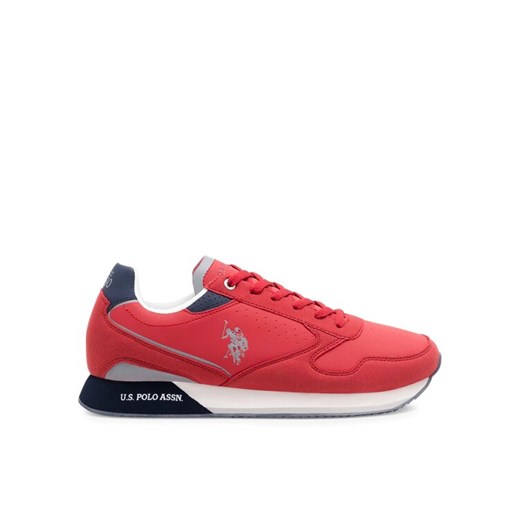 U.S. Polo Assn. Sneakersy NOBIL003M/CHY4 Czerwony ze sklepu MODIVO w kategorii Buty sportowe męskie - zdjęcie 182706782