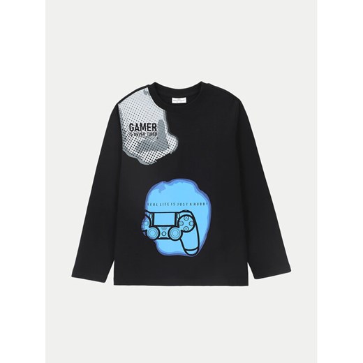 Coccodrillo Bluzka ZC4143104DBJ Czarny Regular Fit ze sklepu MODIVO w kategorii T-shirty chłopięce - zdjęcie 182706791