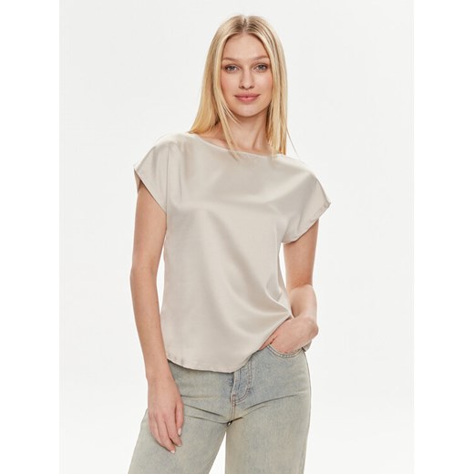 Vero Moda Bluzka Merle 10305151 Écru Regular Fit ze sklepu MODIVO w kategorii Bluzki damskie - zdjęcie 182706834
