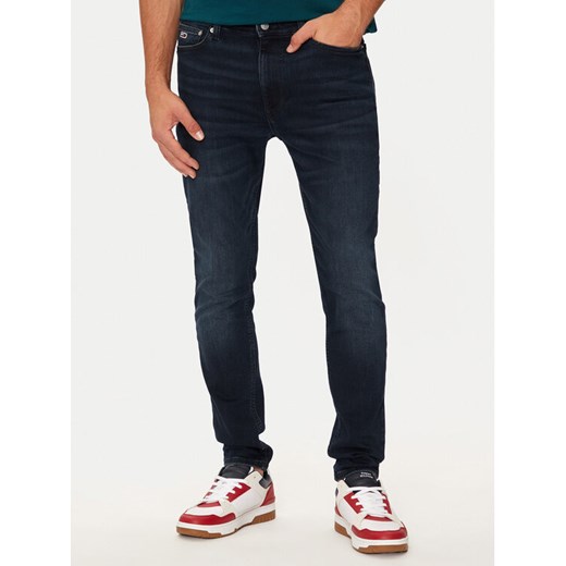 Tommy Jeans Jeansy Simon DM0DM20419 Granatowy Skinny Fit ze sklepu MODIVO w kategorii Jeansy męskie - zdjęcie 182706842