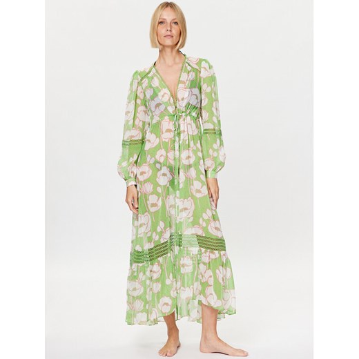 Ted Baker Kimono Elisiia 269916 Zielony Relaxed Fit ze sklepu MODIVO w kategorii Odzież plażowa - zdjęcie 182706870