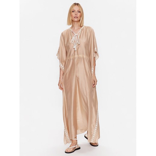 TWINSET Sukienka letnia 231LM2FAA Kolorowy Relaxed Fit ze sklepu MODIVO w kategorii Sukienki - zdjęcie 182706960