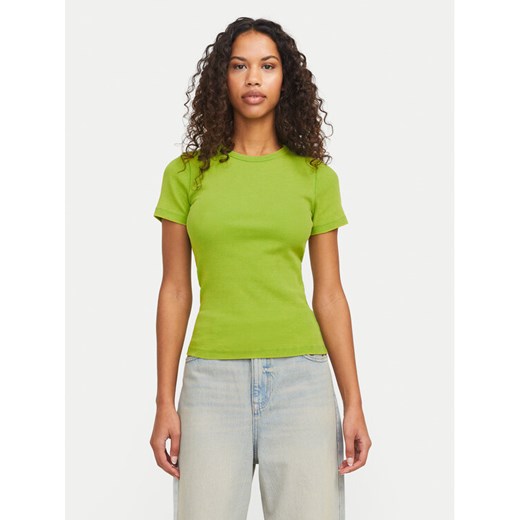 JJXX T-Shirt Frankie 12239962 Zielony Slim Fit ze sklepu MODIVO w kategorii Bluzki damskie - zdjęcie 182707053