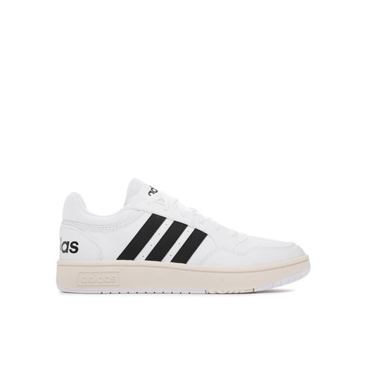 adidas Sneakersy Hoops 3.0 Low Classic Vintage Shoes GY5434 Biały ze sklepu MODIVO w kategorii Buty sportowe męskie - zdjęcie 182707080