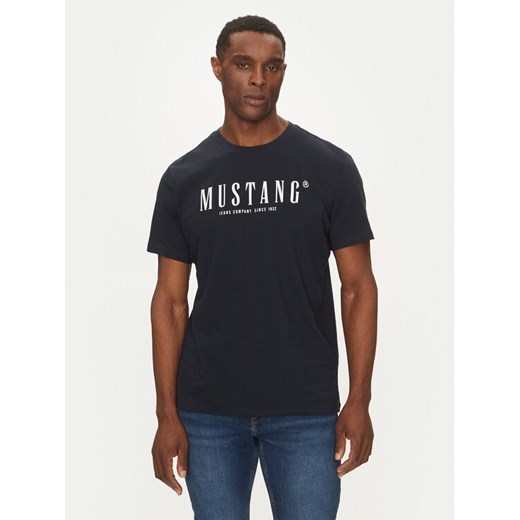 Mustang T-Shirt Austin 1016264 Granatowy Regular Fit ze sklepu MODIVO w kategorii T-shirty męskie - zdjęcie 182707264