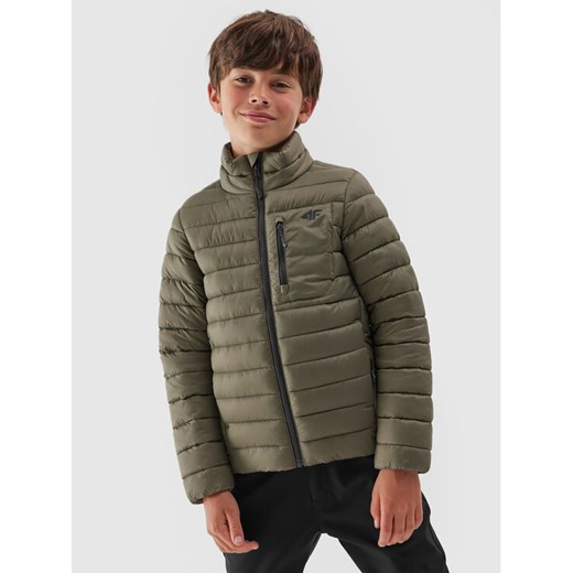 4F Kurtka zimowa 4FJAW23TDJAM220 Khaki Regular Fit ze sklepu MODIVO w kategorii Kurtki chłopięce - zdjęcie 182707270