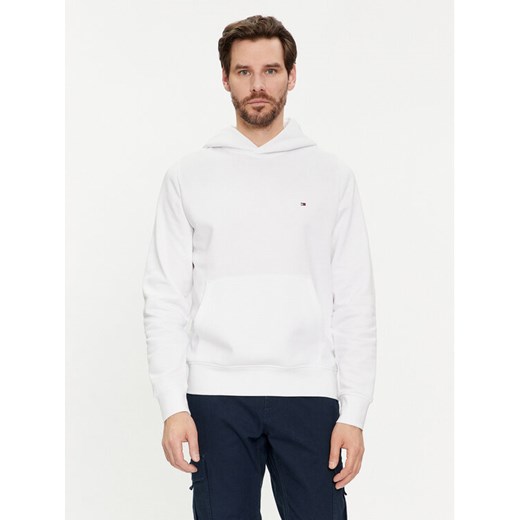 Tommy Hilfiger Bluza Flag Logo MW0MW34266 Biały Regular Fit ze sklepu MODIVO w kategorii Bluzy męskie - zdjęcie 182707274