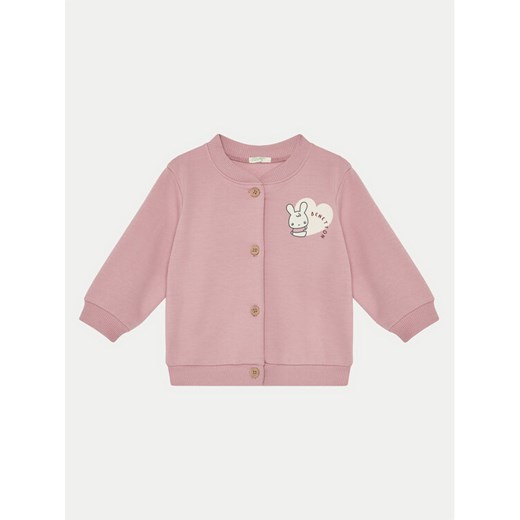 United Colors Of Benetton Bluza 35Q2A501F Różowy Regular Fit ze sklepu MODIVO w kategorii Bluzy dziewczęce - zdjęcie 182707363
