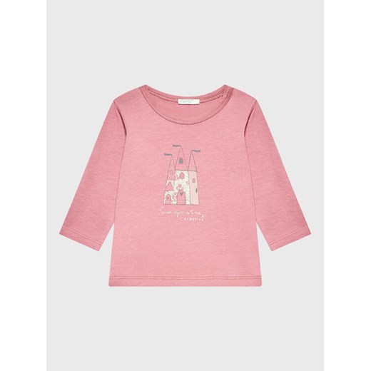 United Colors Of Benetton Bluzka 3ATNA101A Różowy Regular Fit ze sklepu MODIVO w kategorii Bluzki dziewczęce - zdjęcie 182707371