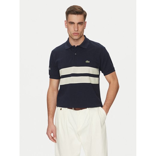 Lacoste Polo PH9760 Granatowy Classic Fit ze sklepu MODIVO w kategorii T-shirty męskie - zdjęcie 182707440