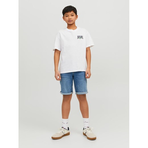Jack&Jones Junior Szorty jeansowe 12257395 Niebieski Regular Fit ze sklepu MODIVO w kategorii Spodenki chłopięce - zdjęcie 182707490