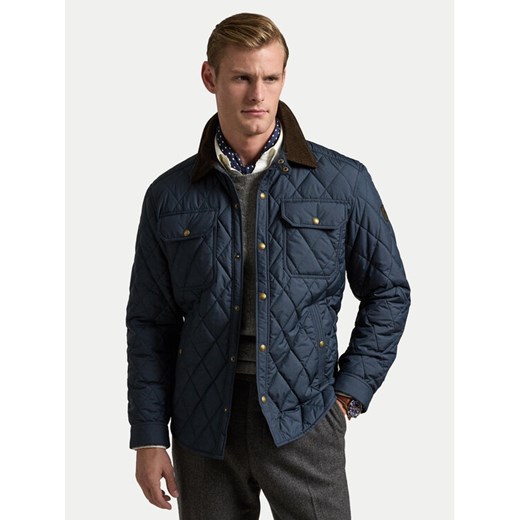 Polo Ralph Lauren Kurtka przejściowa 710876085003 Granatowy Regular Fit ze sklepu MODIVO w kategorii Kurtki męskie - zdjęcie 182707601