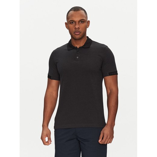 Emporio Armani Underwear Polo EM000571 AF12330 UC001 Czarny Regular Fit ze sklepu MODIVO w kategorii T-shirty męskie - zdjęcie 182707622