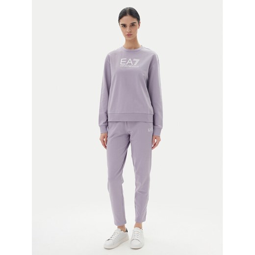 EA7 Emporio Armani Dres 7W000115 AF13135 UA092 Fioletowy Regular Fit ze sklepu MODIVO w kategorii Dresy damskie - zdjęcie 182707651