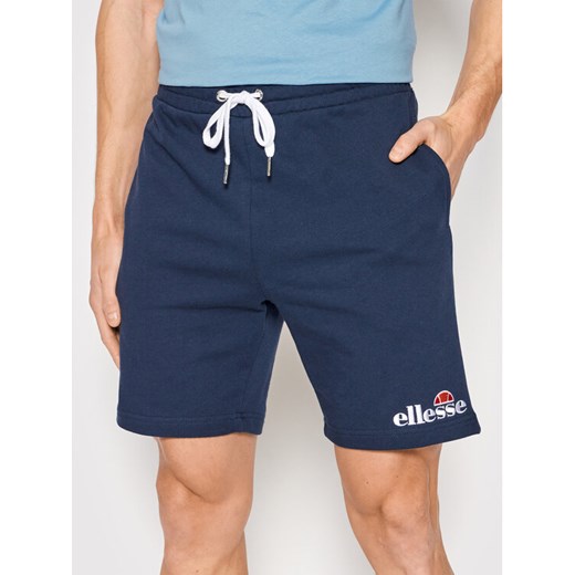 Ellesse Szorty sportowe Silvan SHF09162 Granatowy Regular Fit ze sklepu MODIVO w kategorii Spodenki męskie - zdjęcie 182707782