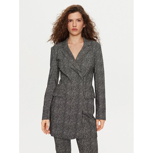 STAUD Sukienka dzianinowa Greenwich R24F7105HS Szary Slim Fit ze sklepu MODIVO w kategorii Sukienki - zdjęcie 182707833