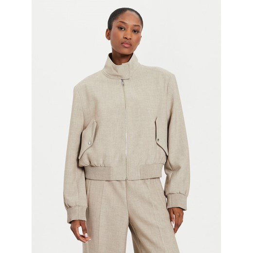 Boss Kurtka bomber Jamaya 50518457 Beżowy Relaxed Fit ze sklepu MODIVO w kategorii Kurtki damskie - zdjęcie 182707841