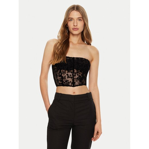 ACCESS FASHION Top 44-2235-362 Czarny Slim Fit ze sklepu MODIVO w kategorii Bluzki damskie - zdjęcie 182708013