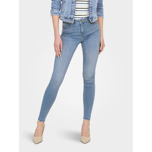 ONLY Jeansy Power 15228584 Niebieski Skinny Fit ze sklepu MODIVO w kategorii Jeansy damskie - zdjęcie 182708064