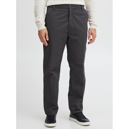 Solid Spodnie materiałowe 21107039 Szary Relaxed Fit ze sklepu MODIVO w kategorii Spodnie męskie - zdjęcie 182708092