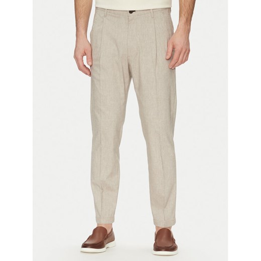 JOOP! Jeans Chinosy 15 JJF-100Lead2 30046561 Beżowy Loose Fit ze sklepu MODIVO w kategorii Spodnie męskie - zdjęcie 182708152