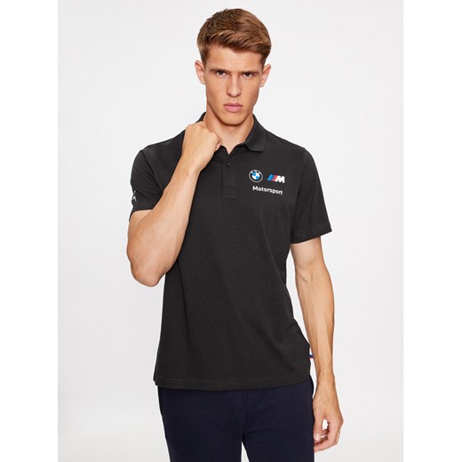 Puma Polo Bmw Mms Ess 621312 Czarny Regular Fit ze sklepu MODIVO w kategorii T-shirty męskie - zdjęcie 182708183