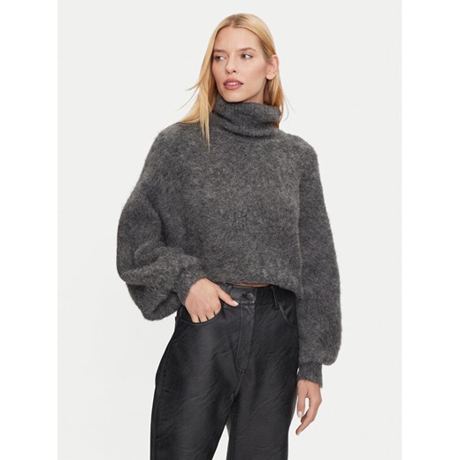 Gestuz Golf Sabi 10909425 Szary Loose Fit ze sklepu MODIVO w kategorii Swetry damskie - zdjęcie 182708191