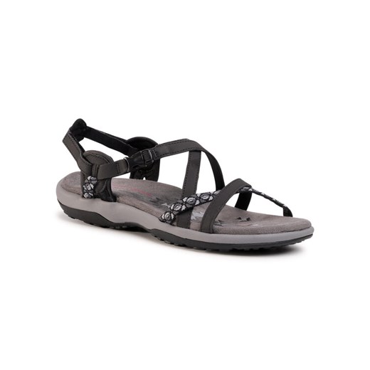 Skechers Sandały Reggae Slim 40955/BLK Czarny ze sklepu MODIVO w kategorii Sandały damskie - zdjęcie 182708273