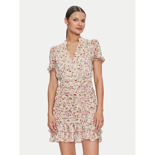 Guess Sukienka codzienna W4YK41 WGBL2 Różowy Regular Fit ze sklepu MODIVO w kategorii Sukienki - zdjęcie 182708274