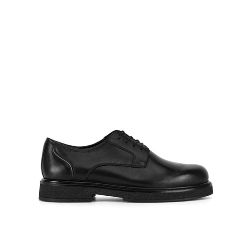 Badura Półbuty CALEB-01 MI08 Czarny ze sklepu MODIVO w kategorii Buty eleganckie męskie - zdjęcie 182708280