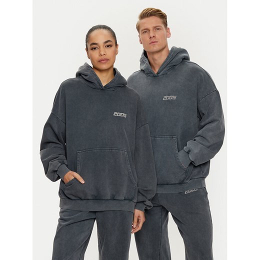2005 Bluza Unisex Pure Szary Relaxed Fit ze sklepu MODIVO w kategorii Bluzy męskie - zdjęcie 182708314