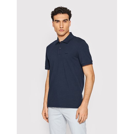 Boss Polo Pallas 50468362 Granatowy Regular Fit ze sklepu MODIVO w kategorii T-shirty męskie - zdjęcie 182708322