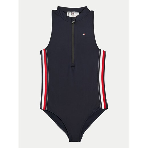 Tommy Hilfiger Strój kąpielowy UG0UG00728 Granatowy ze sklepu MODIVO w kategorii Stroje kąpielowe - zdjęcie 182708354