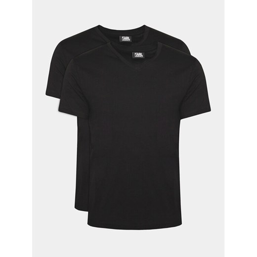 KARL LAGERFELD Komplet 2 t-shirtów 765001 500298 Czarny Slim Fit ze sklepu MODIVO w kategorii T-shirty męskie - zdjęcie 182708421