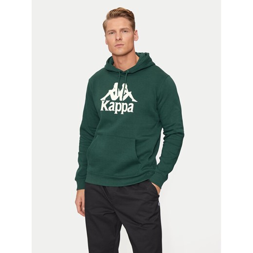 Kappa Bluza Malmo 3 Auth Kontemporary 341M43W Zielony Regular Fit ze sklepu MODIVO w kategorii Bluzy męskie - zdjęcie 182708443