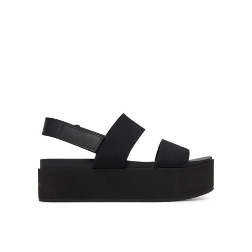 Calvin Klein Jeans Sandały Flatform Sandal Sling In YW0YW01788 Czarny ze sklepu MODIVO w kategorii Sandały damskie - zdjęcie 182708473