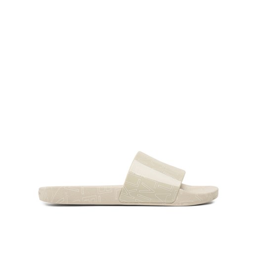 Calvin Klein Klapki Pool Slide Rubber HM0HM01062 Beżowy ze sklepu MODIVO w kategorii Klapki męskie - zdjęcie 182708680