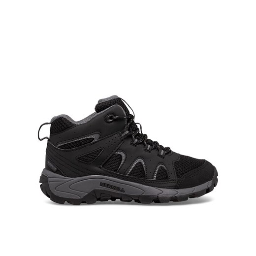 Merrell Trekkingi Oakcreek Mid Lace Wtrpf Mk265426 Czarny ze sklepu MODIVO w kategorii Buty trekkingowe dziecięce - zdjęcie 182708733