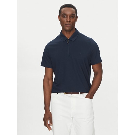 Michael Kors Polo CS552HOHFK Granatowy Regular Fit ze sklepu MODIVO w kategorii T-shirty męskie - zdjęcie 182708750