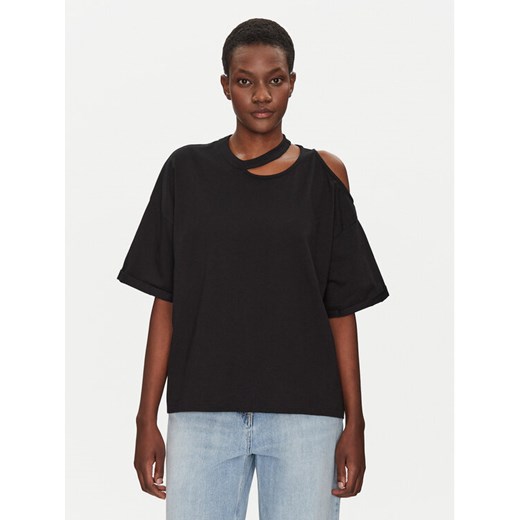 ViCOLO Bluzka UD0096 Czarny Relaxed Fit ze sklepu MODIVO w kategorii Bluzki damskie - zdjęcie 182708791