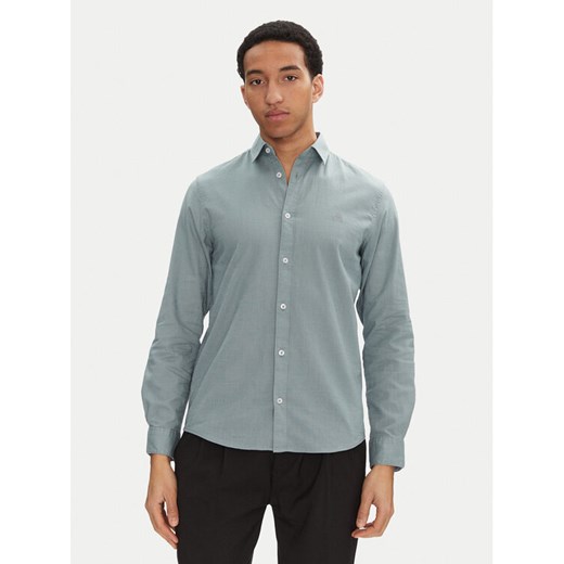 Tom Tailor Koszula 1045087 Zielony Regular Fit ze sklepu MODIVO w kategorii Koszule męskie - zdjęcie 182708802