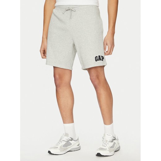 Gap Szorty sportowe 866651-02 Szary Regular Fit ze sklepu MODIVO w kategorii Spodenki męskie - zdjęcie 182708901