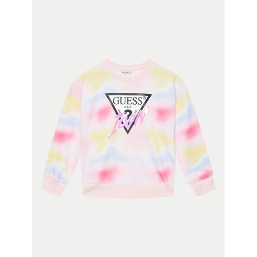 Guess Bluza J4YQ02 KA6R3 Kolorowy Regular Fit ze sklepu MODIVO w kategorii Bluzy dziewczęce - zdjęcie 182708921